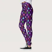 Horse Racing Jockey Silks Pattern Leggings