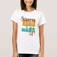 Crypto Mania Retro Colorful Character T-Shirt