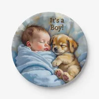 It's a Boy | Baby Shower  Paper Plates