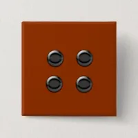 Button - Square Brown Button