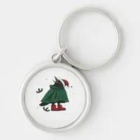 Merry F Caw F Funny Graphic Style Keychain