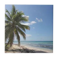 Isla Saona Caribbean Paradise Beach Ceramic Tile