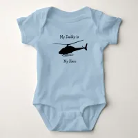 My Daddy is My Hero Medic Helicopter Baby Bodysuit