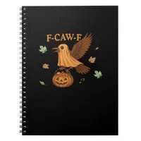 F-Caw-F Halloween Retro Classic Notebook