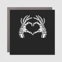 Skeleton Heart Hands Sign Halloween Costume Viral 