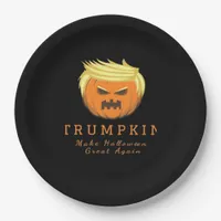 Trumpkin Make Halloween Great Again – Creepy Funny Paper Plates