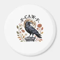 F-Caw-F Raven Moon Gothic Halloween Crow Bird Love Magnet