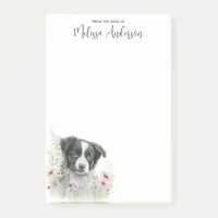 Border Collie Personalized Dog Lover Cute Puppy Post-it Notes