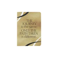 Inspirational Journeys and Paths Quote Passport Holder