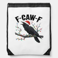 F-Caw-F Essential Creative Casual Drawstring Bag
