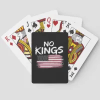 American Flag Upside Down Distress No Kings Long F Poker Cards