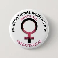 International Women's Day | March 8th  Button