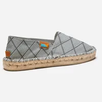 Stylish Modern Abstract Geometric Squares Pattern Espadrilles