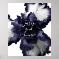 Dark Purple Minimalist Radiant Diaphanous  Modern  Poster