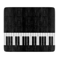 Pianist Piano Keyboard Black and White Keys Cutting Board