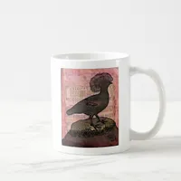 Vintage Crowned Bird Coffee Mug