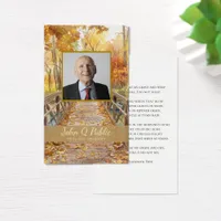 Fall Bridge Funeral Memorial Prayer