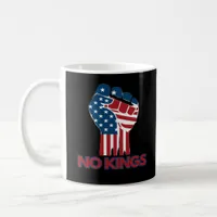 No Kings Anti Classic Retro Style Coffee Mug