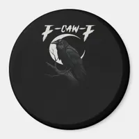 Funny Crow Retro Classic Style Magnet