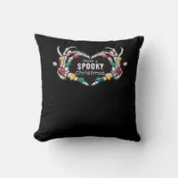Have A Spooky Christmas Classic - Skeleton Hand He Throw Pillow