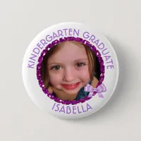 Personalized Kindergarten Graduate Photo Button