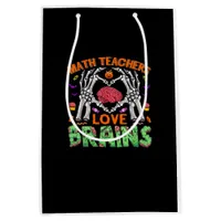 Math Brain Heart Skeleton Hand Zombie Halloween Medium Gift Bag
