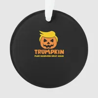 Trumpkin Make Halloween Great Again Jack O Lantern Ornament