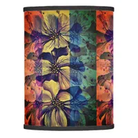 Delphinium  flowers painting lamp shade