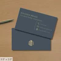 Accountant CPA Simple Modern Business Card