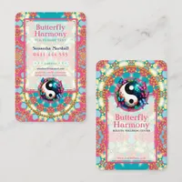 Butterfly Harmony Yoga Holistic Wellness Business Card