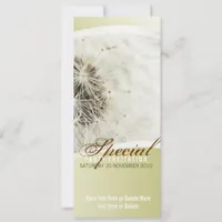 Dandelion Special Party Invitation