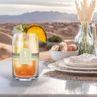 Desert Vibes Wedding Sage ID1019 Can Glass