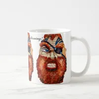 Pirate painting "Good Morning!" Coffee Mug