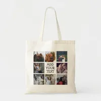 Personalized Friends & Family Photo Collage  Tote Bag