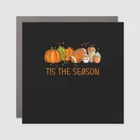 Tis The Season Football Pumpkin Spice Everything F Car Magnet
