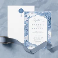 Porcelain-Inspired Chinoiserie Pattern ID1094 Invitation