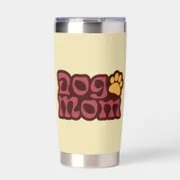 Dog Mom Logo Water Bottle Insulated Tumbler