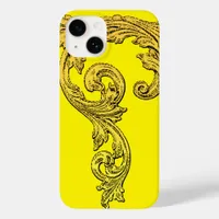 Elegant Goth Design in Gold iPhone 6 Case