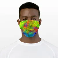 [Atomic Tie-Dye] Rainbow Colors Fractal Adult Cloth Face Mask