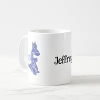 Mug - Blue Dragon with Name