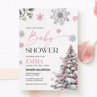 Winter Baby Shower Invitation