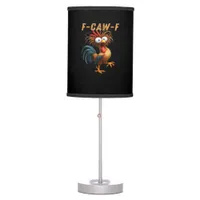 F-Caw-F Chicken Humor Table Lamp