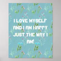 I love myself poster