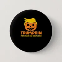 Trumpkin Make Halloween Great Again Jack O Lantern Button