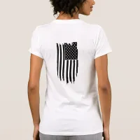 *~* Grunge Patriotic Modern USA  American Flag T-Shirt