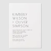 Elegant Wedding Vellum Invitations