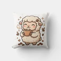 Kawaii Cute Sheep Pillow Throw Decor