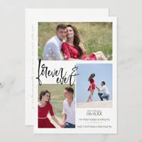 Modern 3 Photo Template Minimalist Save the Date
