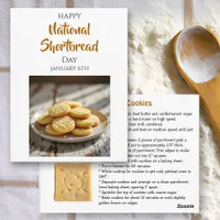 Happy Shortbread Day | January 6th Postcard