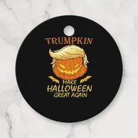 Trumpkin Make Halloween Great Again – Retro Pumpki Favor Tags